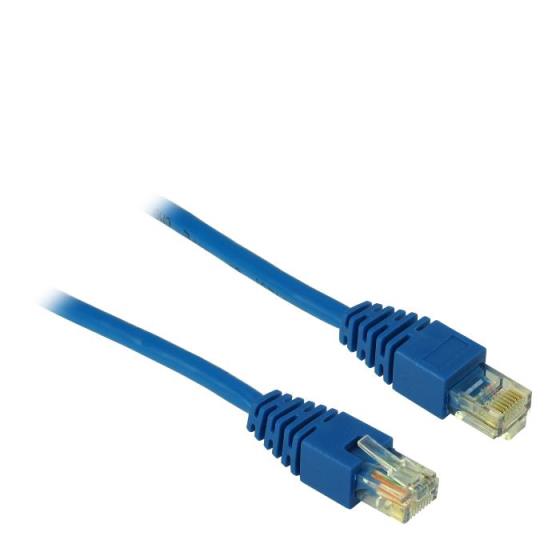 Cable UTP patch CAT5 0.5m Inter-Tech Blue(EOL)