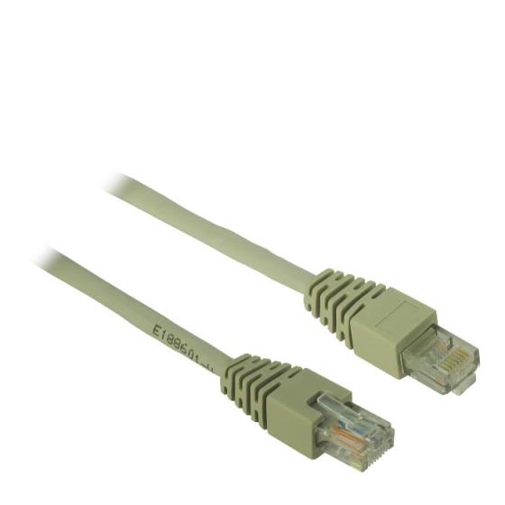 Cable UTP patch CAT5 1m Bulk Inter-Tech Grey(eol)