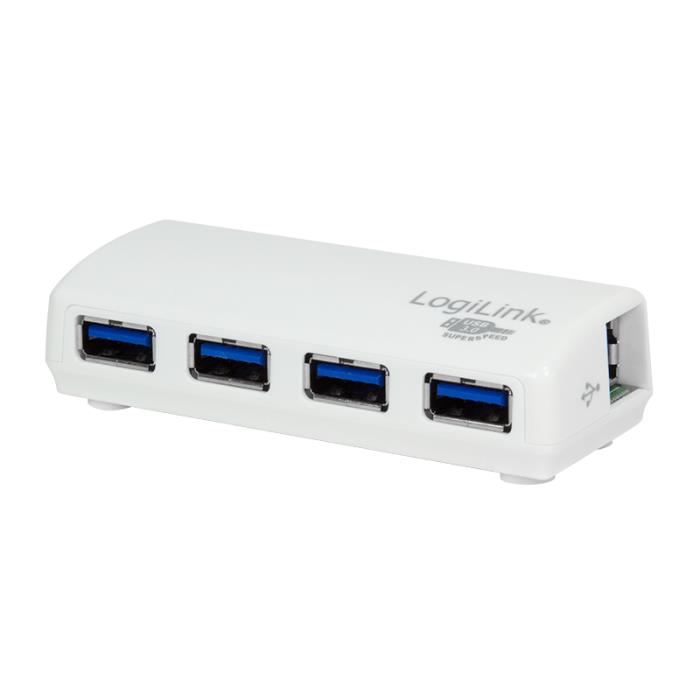 USB 3.0 Hub 4 Port White LogiLink UA0205(EOL)