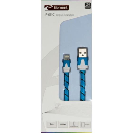 Charging Cable Element for iPhone 5 1m IP-05B(EOL)