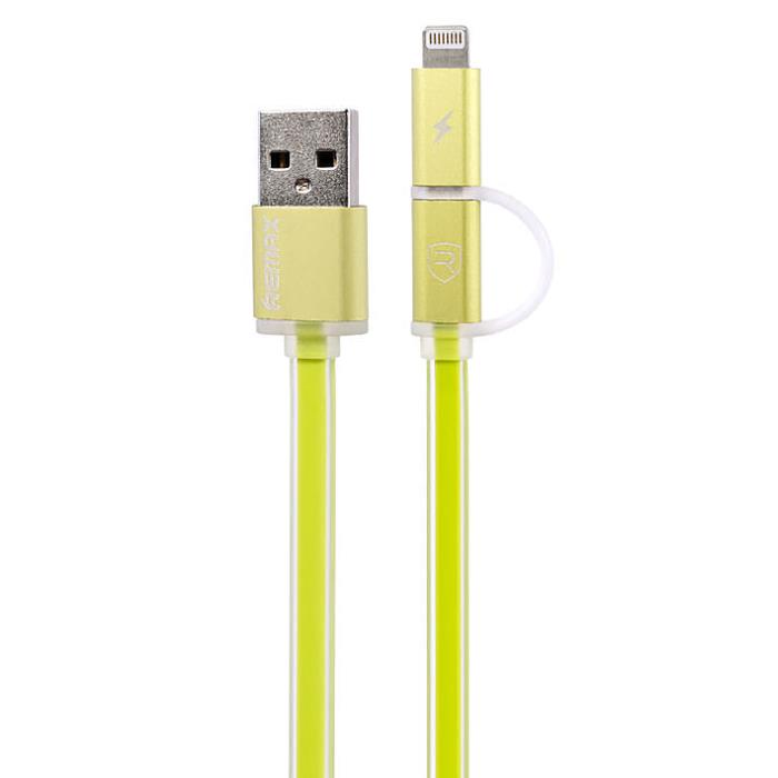 Charging Cable Remax Micro/I6 Green 1m AURORA(EOL)