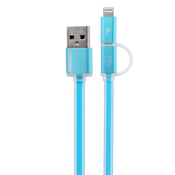 Charging Cable Remax Micro/I6 Blue 1m AURORA(EOL)