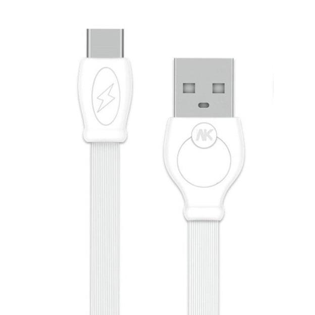 Charging Cable WK TYPE-C White 1m Fast WDC-023 2.4A(EOL)