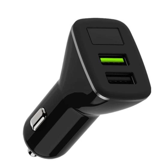 Quick Car Charger 3.0 WK 4.8A USBx2 WP-C16 Black(EOL)