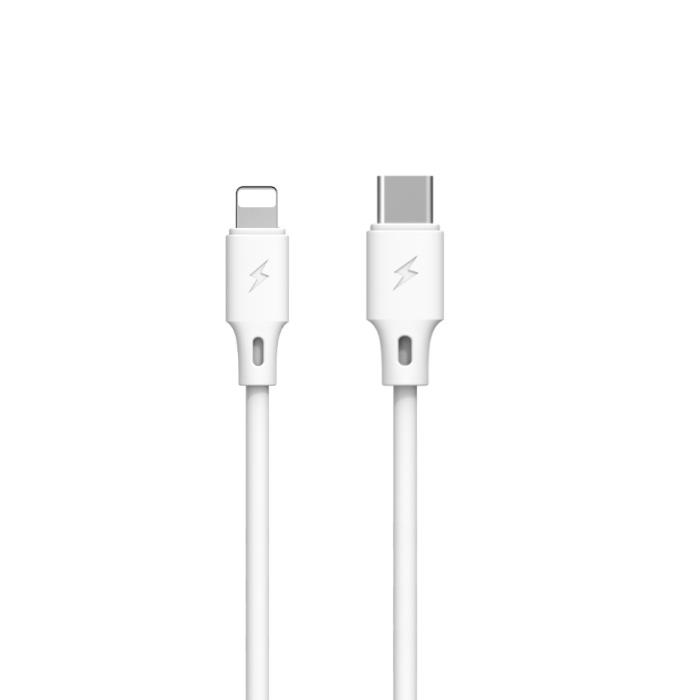 Charging Cable WK 18W PD TYPE-C/i6 White 1m Full Speed  WDC-115 2A(eol)