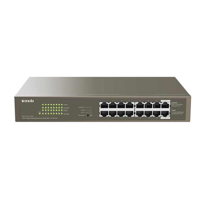 Gigabit 16port Switch POE Tenda TEG1116P