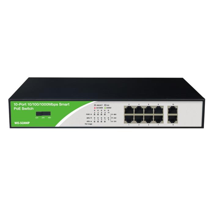 Gigabit 10port Switch PoE Wis-SG900P