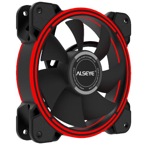 Case Cooler 12cm Red Alseye HALO 4.0