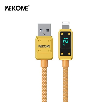 Εικόνα της Καλώδιο Φόρτισης WK WDC-06 USB σε Lightning 1m Χρυσό