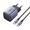 Picture of Charger GaN PD 30W, UGREEN CD319 25257 ,with USB-C cable 1m Space Gray