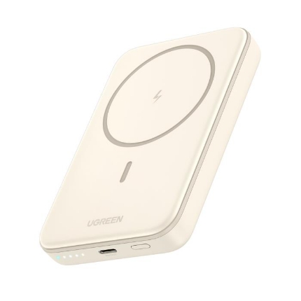 Εικόνα της Power Bank 10000mAh PD 20W UGREEN PB561 25208 με Ασύρματη Φόρτιση Magnetic,1 Θέσης Μπέζ