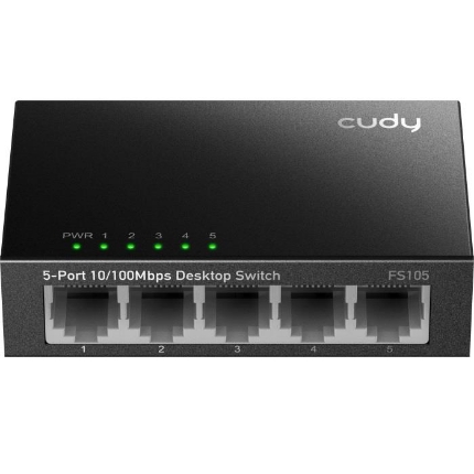 Picture of Switch 5 Port Cudy FS105 10/100 Mbps Metal