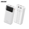 Εικόνα της Power Bank 20000mAh PD 22,5W WK WP-64 2 Θέσεων , με καλώδιο Lighting/USB-C Λευκό
