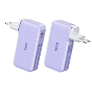 Picture of Power Bank 10000mAh PD 22,5W WK WP-46 2 Ports , with cable Lighting/USB-C Purple