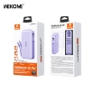 Εικόνα της Power Bank 10000mAh PD 22,5W WK WP-46 2 Θέσεων , με καλώδιο Lighting/USB-C Μώβ