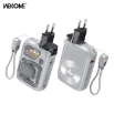 Picture of Power Bank 10000mAh PD 22,5W WK WP-89 , with Wireless Magnetic Charger, 3 ports Gray