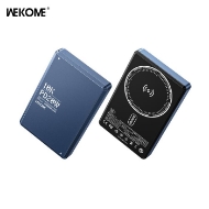 Εικόνα της Power Bank 10000mAh PD 20W WK WP-79 , με Ασύρματη Φόρτιση Magnetic, 1 Θέσης Μπλέ