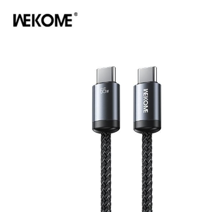 Picture of Charging Cable WK WDC-35 USB-C to USB-C PD 65W 1m Black