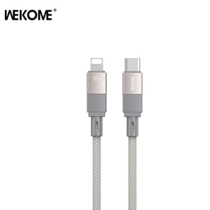 Picture of Charging Cable WK WDC-47 USB-C to Lightning PD 35W 1m Gray