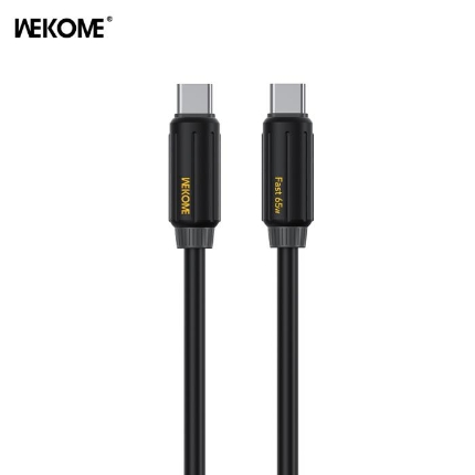 Picture of Charging Cable WK WDC-28 USB-C to USB-C PD 65W 1m Black