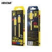 Picture of Charging Cable WK WDC-28 USB-C to USB-C PD 65W 1m Yellow
