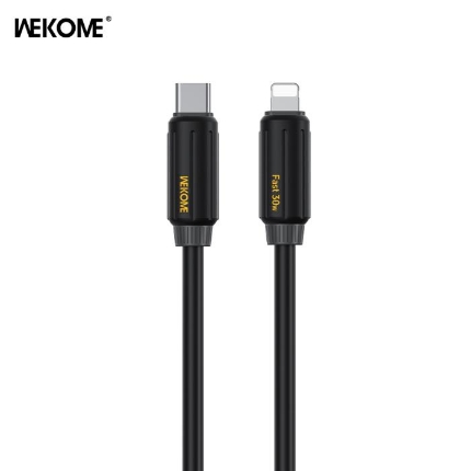 Picture of Charging Cable WK WDC-29 USB-C to Lightning PD 30W 1m Black