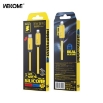 Picture of Charging Cable WK WDC-29 USB-C to Lightning PD 30W 1m Yellow