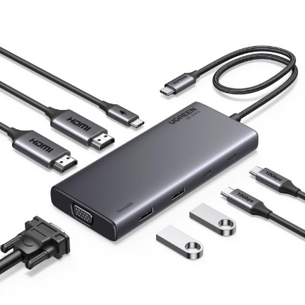 Picture of USB-C Docking Station 8 in 1 UGREEN CM639 35588