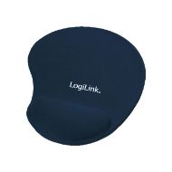 Εικόνα της Mousepad GEL LogiLink ID00027B, με Στήριγμα Καρπού Μπλέ