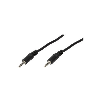 Picture of Audio Cable 3.5mm M/M LogiLink CA1048 0.2m Black