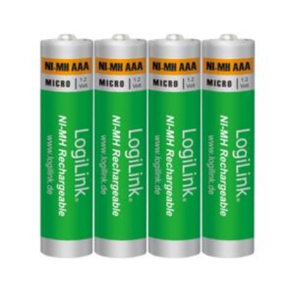 Picture of Rechargeable Battery AAA 1.2V LogiLink LR03RB4 (4pcs)