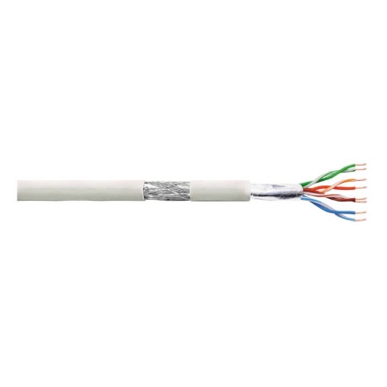 Picture of Ethernet Patch Cable SF/UTP CAT5 LogiLink CPV007 100m Grey