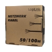 Picture of Ethernet Patch Cable UTP CAT6 LogiLink CPV0033 100m Grey