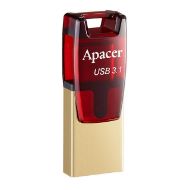 Εικόνα της USB Stick Apacer AH180 32GB USB 3.1 Gen 1/USB-C Κόκκινο