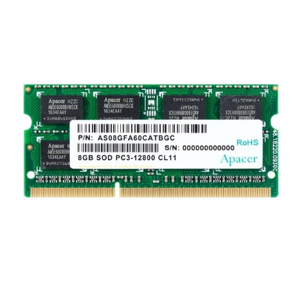 Picture of Laptop Memory Apacer 8GB 1600MHz CL11 DDR3 SODIMM