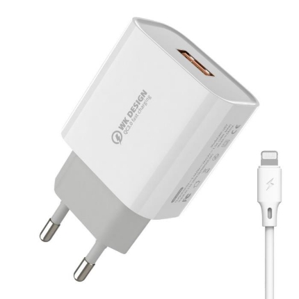 Picture of Charger 18W WK WP-U57 ,with Lightning cable White