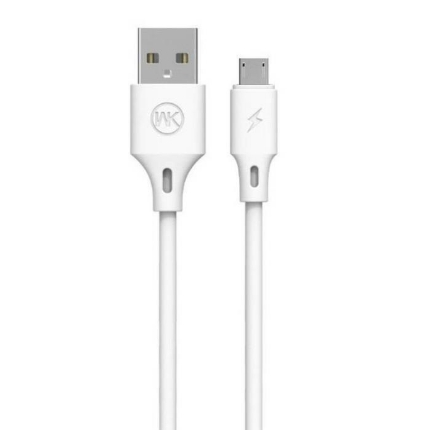 Εικόνα της Καλώδιο Φόρτισης WK WDC-092 USB σε Micro USB 1m Λευκό