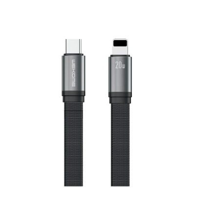 Picture of Charging Cable WK WDC-155 USB-C to Lightning PD 20W 1.2m Black