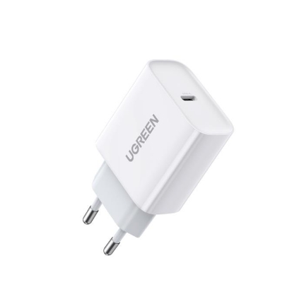 Εικόνα της Φορτιστής Σπιτιού PD 20W UGREEN CD137 60450 1 Θέσης Λευκό
