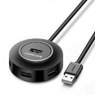 Εικόνα της USB 2.0 Hub 4 Θέσεων UGREEN CR106 20277 Μαύρο
