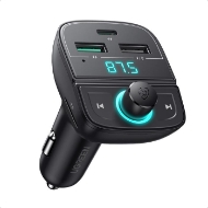 Εικόνα της FM Transmitter με BΤ UGREEN CD229 80910 και φορτιστής αυτοκινήτου