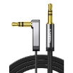 Picture of Audio Cable 3.5mm M/M UGREEN AV119 10597 1m Angled Flat Black