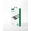 Εικόνα της Καλώδιο Ήχου 3.5mm σε 2x3.5mm M/F UGREEN AV141 30620  0.2m Μαύρο