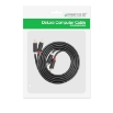 Picture of Audio Cable 2xRCA M/M UGREEN AV104 10517 1.5m Black