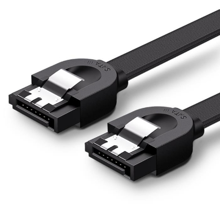 Picture of SATA 3.0 Cable M/M UGREEN US217 30796 0.50m Flat Black