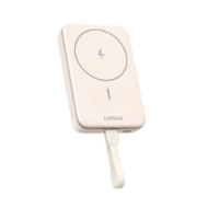 Εικόνα της Power Bank 10000mAh PD 20W UGREEN PB760 35341, με Ασύρματη Φόρτιση Magnetic, 1 Θέσης Μπέζ