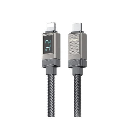 Picture of Charging Cable WK WDC-40 USB-C to Lightning PD 27W 1.2m Black