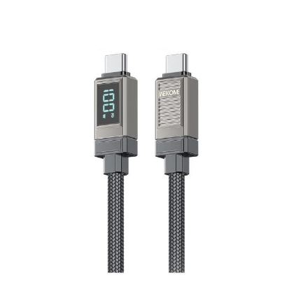 Εικόνα της Καλώδιο Φόρτισης WK WDC-41 USB-C to USB-C 100W 1.2m Μαύρο