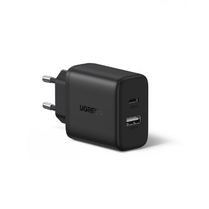 Picture of Charger PD 20W UGREEN X227 45302 2 Ports Black
