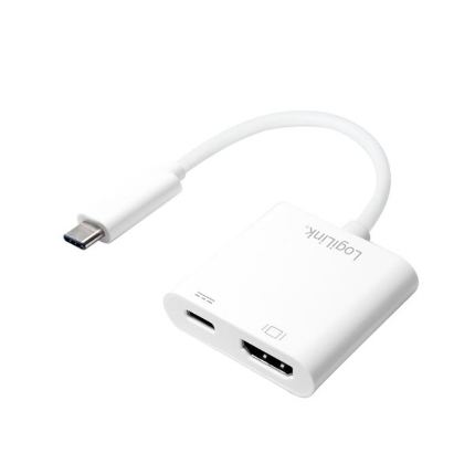 Εικόνα της Μετατροπέας USB-C σε HDMI/USB-C Logilink UA0257